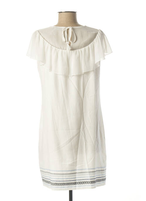 Robe mi-longue blanc INFINITIF pour femme