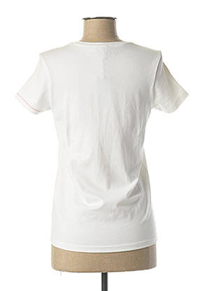 T-shirt imprimé fantaisie manches courtes blanc DAVID ZELLER femme