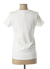 T-shirt blanc DAVID ZELLER pour femme seconde vue