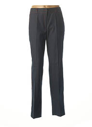Pantalon chino fermeture zippée sous rabat boutonné taille normale bleu ARTISTA ROMA femme