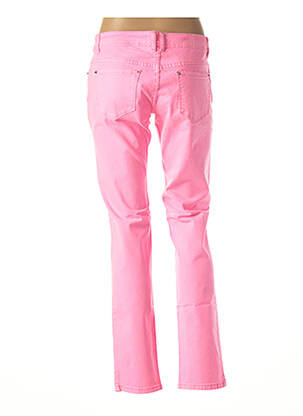 Jeans coupe slim slim taille basse rose SENES femme