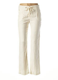 Pantalon droit stretch beige INFINITIF femme