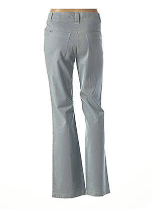 Pantalon flare stretch taille normale bleu JC TRIGON femme