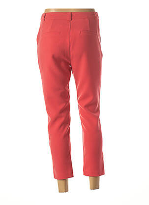 Pantalon 7/8 stretch taille normale rouge ANDY & LUCY femme