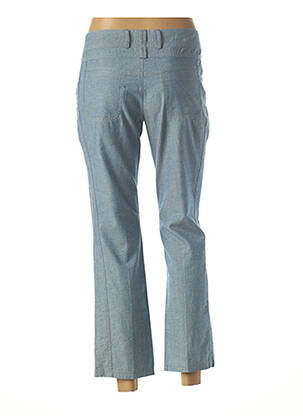 Pantalon 7/8 coupe chino taille normale bleu JC TRIGON femme