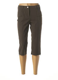 Corsaire stretch taille normale vert JC TRIGON femme
