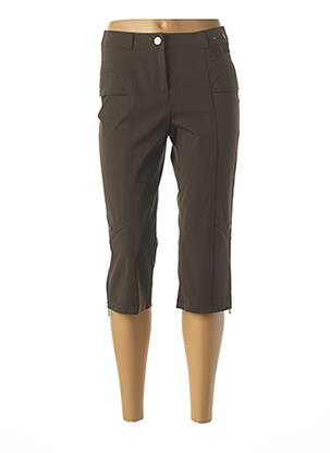 Corsaire stretch taille normale vert JC TRIGON femme