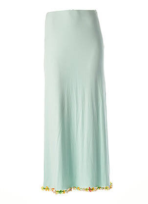 Jupe longue coupe fluide bleu MOSCHINO femme