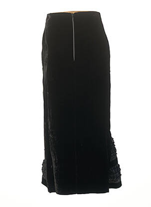Jupe longue fermeture zippée au dos noir NATHALIE GARCON femme