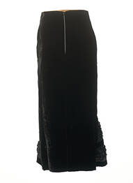 Jupe longue fermeture zippée au dos noir NATHALIE GARCON femme