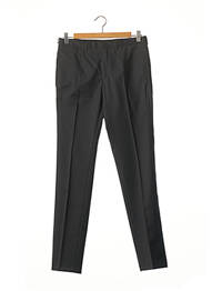 Pantalon 7/8 fermeture zippée sous rabat avec crochet taille normale gris BOB CATZ femme