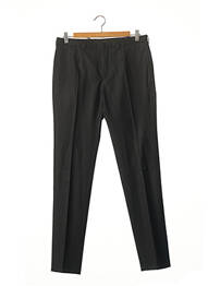 Pantalon 7/8 fermeture zippée sous rabat avec crochet taille normale noir BOB CATZ femme