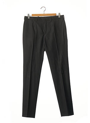 Pantalon 7/8 fermeture zippée sous rabat avec crochet taille normale noir BOB CATZ femme