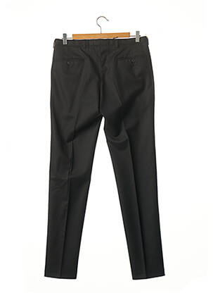 Pantalon 7/8 fermeture zippée sous rabat avec crochet taille normale noir BOB CATZ femme