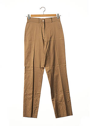 Pantalon droit poches marron LOLA femme
