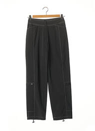 Pantacourt coupe droite taille normale noir JC TRIGON femme