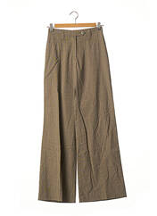 Pantalon large marron LOLA pour femme seconde vue