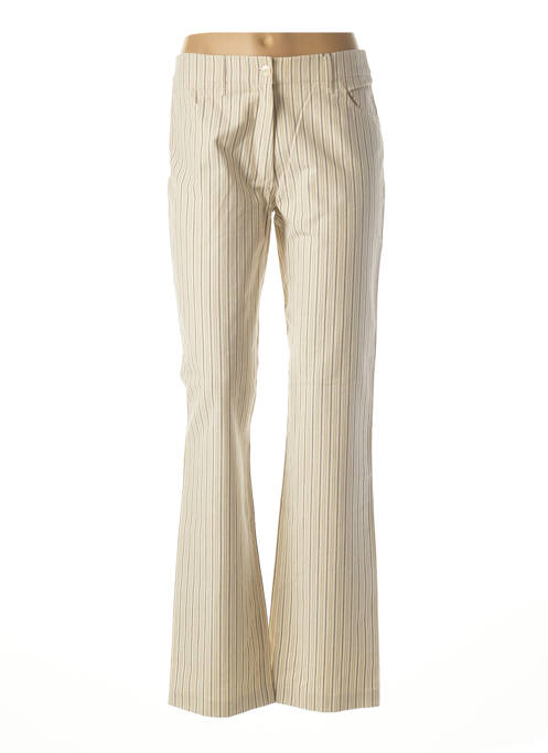 Pantalon droit beige LOLA femme