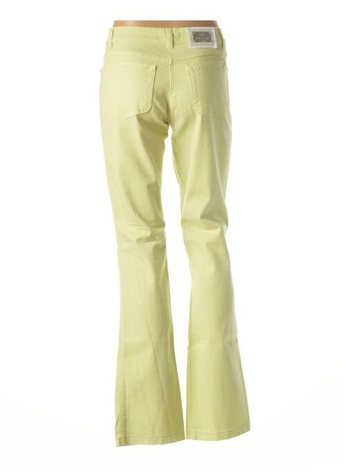 Jeans coupe droite vert AQUAJEANS pour femme