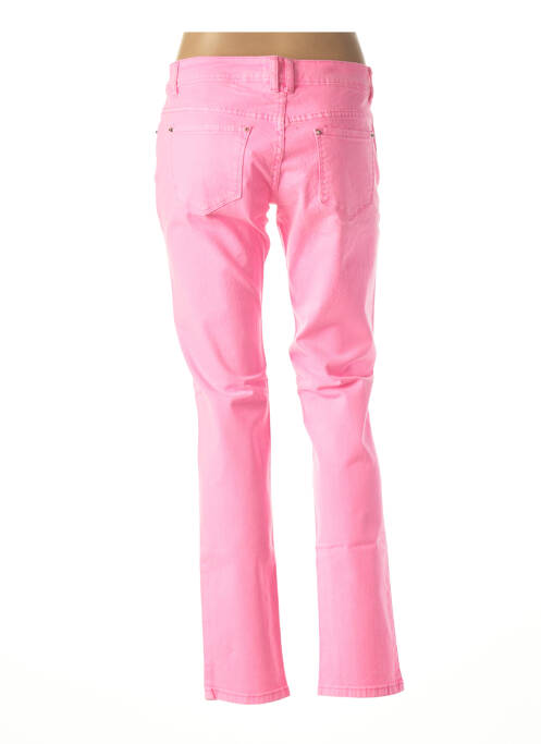 Jeans coupe slim rose SENES pour femme