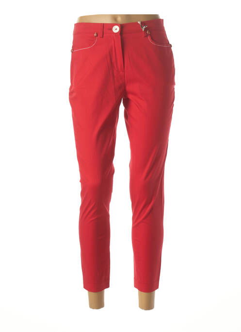 Pantalon 7/8 rouge AQUAJEANS pour femme