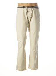 Pantalon droit taille normale taille normale beige NO EXCESS homme