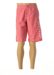 Bermuda taille élastique rose RG512 homme