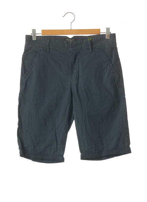 Short bleu THREENITY pour homme