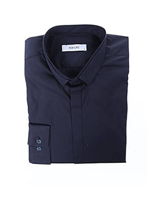 Chemise manches longues manches longues bleu BOB CATZ homme