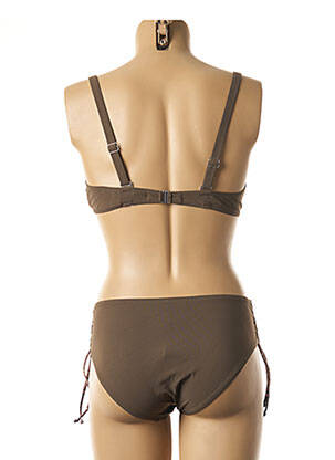 Maillot de bain 2 pièces avec armature vert ANTIGEL femme