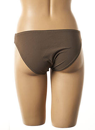 Bas de maillot de bain imprimé fantaisie culotte vert ANTIGEL femme