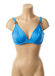 Haut de maillot de bain stretch bleu LISE CHARMEL femme