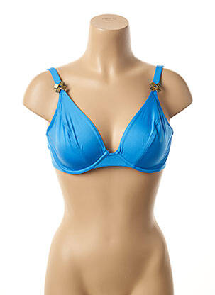 Haut de maillot de bain stretch bleu LISE CHARMEL femme