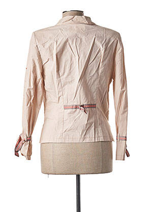 Veste casual epaulette rose JEAN GABRIEL femme
