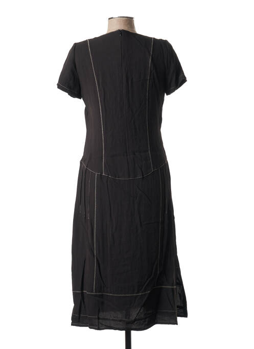 Robe mi-longue noir JEAN GABRIEL pour femme