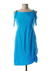 Robe courte bleu CHRISMAS'S pour femme seconde vue