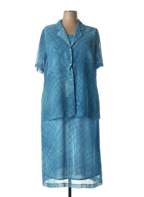 Ensemble robe bleu FRANCE RIVOIRE pour femme