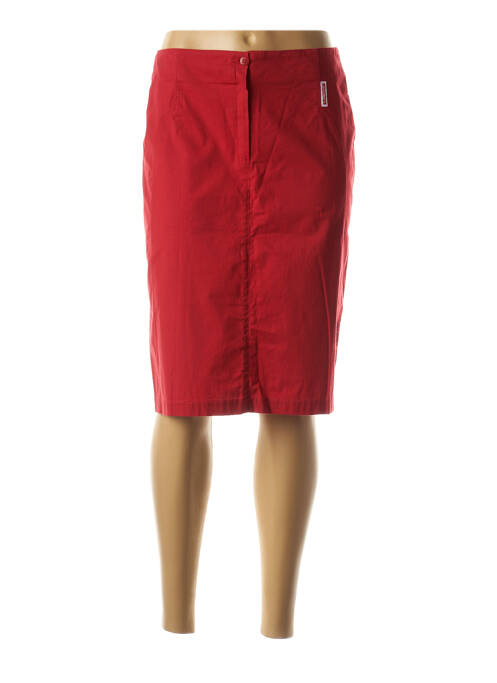 Jupe mi-longue rouge CHRISMAS'S pour femme