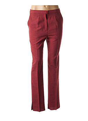 Pantalon 7/8 taille haute taille haute rouge KARTING femme