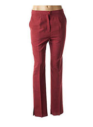 Pantalon 7/8 taille haute taille haute rouge KARTING femme