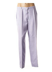 Pantalon 7/8 violet E & H pour femme seconde vue