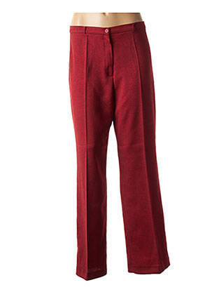 Pantalon droit rouge E & H pour femme