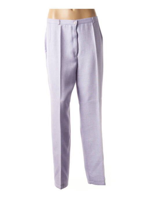 Pantalon 7/8 violet E & H pour femme