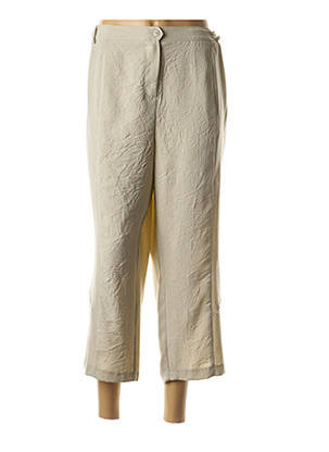 Pantalon 7/8 beige TELMAIL pour femme