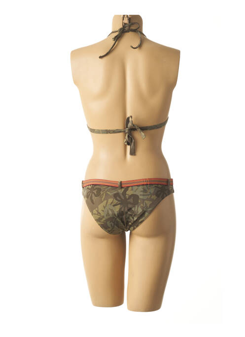 Maillot de bain 2 pièces vert RIP CURL pour femme