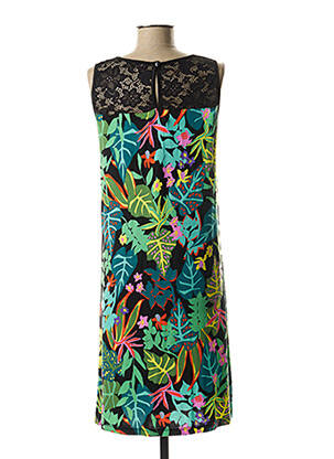 Robe mi-longue sans manche sans manche vert YSABEL MORA femme