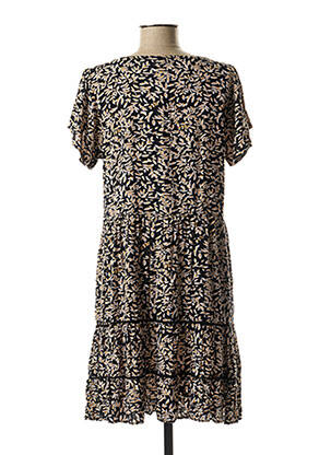 Robe courte coupe évasée manches courtes noir PROTEST femme