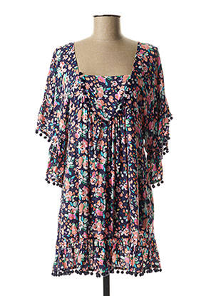 Robe courte manches longues manches longues violet YSABEL MORA femme