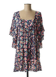 Robe courte manches longues manches longues violet YSABEL MORA femme