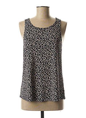 Top sans manche sans manche noir PROTEST femme